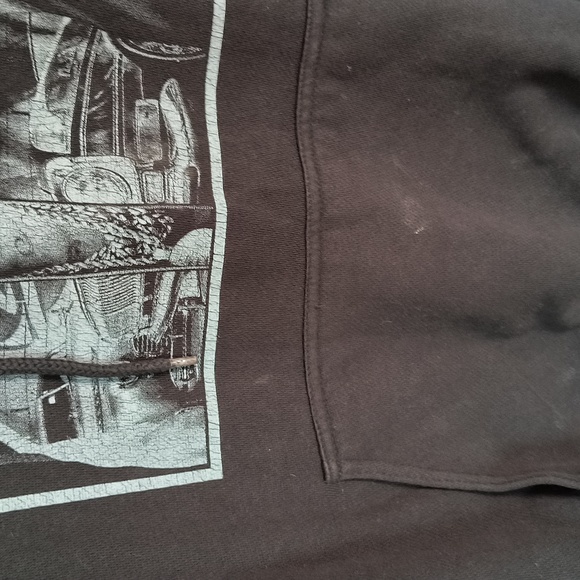 Nipsey Hustle All over Back Print Black Pullover Hoodie Sz Large Men - Picture 5 of 16